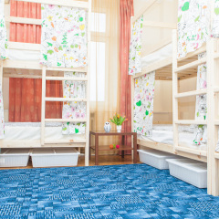 Green Hostel Кровать в общем номере с двухъярусной кроватью