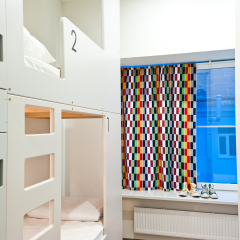 Graffiti L Hostel Кровать в общем номере фото 24