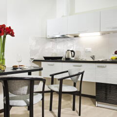 Status Apartments Mini-Hotel Улучшенные апартаменты с разными типами кроватей фото 4