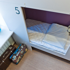 Graffiti L Hostel Кровать в общем номере фото 13