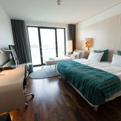 Отель Scandic Berlin Potsdamer Platz 4* Стандартный номер с разными типами кроватей фото 2