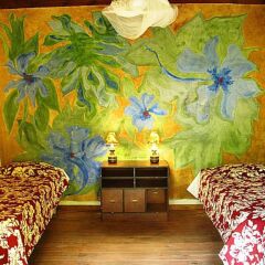 Отель Fare Upu beach front cottage - Moorea 3* Коттедж с различными типами кроватей