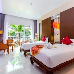 Отель Nipa Resort 4* Номер Делюкс с разными типами кроватей фото 6