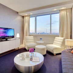 Гостиница Radisson Blu Belorusskaya комната для гостей фото 5