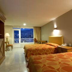 Отель Krystal Beach Acapulco 3* Стандартный номер с разными типами кроватей