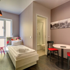 MEININGER Hotel Berlin Alexanderplatz 2* Стандартный номер с различными типами кроватей фото 5