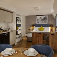Отель Citadines Barbican London Студия Делюкс с двуспальной кроватью