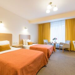 Отель Radi un Draugi 4* Улучшенный номер с 2 отдельными кроватями