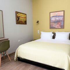 Отель Athens City Studios Студия Делюкс с двуспальной кроватью