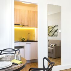 Отель Citadines Tour Eiffel Paris 4* Апартаменты с различными типами кроватей