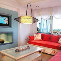 Отель Antigoni Beach Resort 4* Люкс разные типы кроватей фото 4