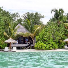 Отель Gangehi Island Resort 4* Вилла с различными типами кроватей фото 8