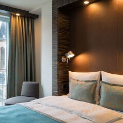 Отель Motel One Leipzig - Nikolaikirche 3* Стандартный номер с различными типами кроватей