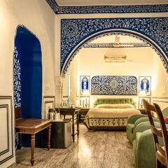 Отель Mandawa Haveli 3* Номер Делюкс с различными типами кроватей