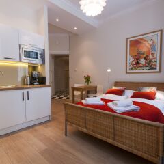 Апартаменты Sanhaus Apartments Студия