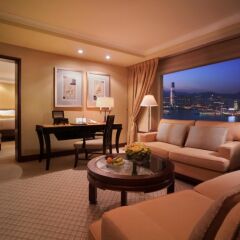 Отель Conrad Hong Kong 5* Представительский люкс с различными типами кроватей фото 3