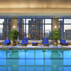 Отель Mandarin Oriental, New York Нью-Йорк закрытый бассейн