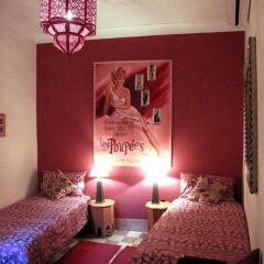 Отель Riad le Coq Fou 2* Стандартный номер с различными типами кроватей фото 2