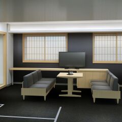 Отель Mimaru Tokyo Hatchobori Улучшенные апартаменты с различными типами кроватей