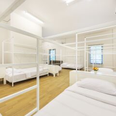 Отель Panini Residence 3* Кровать в общем номере с двухъярусной кроватью