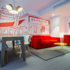 Отель Radisson RED Brussels гостиная