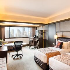 Отель Pan Pacific Singapore 5* Студия Harbour с двуспальной кроватью