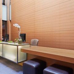 Отель Hilton Düsseldorf ресепшен
