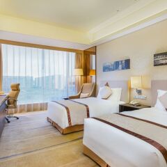 Отель Crowne Plaza Guangzhou Huadu 4* Улучшенный номер с различными типами кроватей