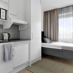 Отель Forenom Aparthotel Stockholm Flemingsberg 3* Студия Эконом с различными типами кроватей