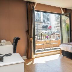 Отель Dencity 4* Улучшенный номер с 2 отдельными кроватями