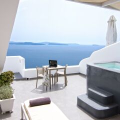 Отель Santorini Secret Suites & Spa 5* Люкс Pure с различными типами кроватей фото 9
