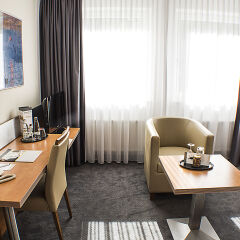 GHOTEL hotel & living München-Nymphenburg жилая площадь