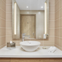 Отель Hilton Garden Inn Dubai Mall Of The Emirates раковина ванной комнаты