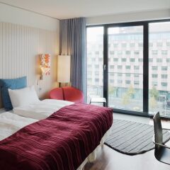 Отель Scandic Berlin Potsdamer Platz 4* Улучшенный номер с разными типами кроватей фото 2