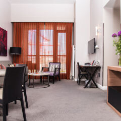 Adina Apartment Hotel Berlin CheckPoint Charlie гостиная фото 3