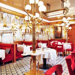 Отель Hôtel Restaurant Au Bœuf Couronné обед