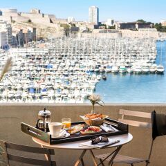 Отель Grand Hotel Beauvau Marseille Vieux-Port – MGallery Франция, Марсель - 1 отзыв об отеле, цены и фото номеров - забронировать отель Grand Hotel Beauvau Marseille Vieux-Port – MGallery онлайн балкон