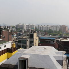Отель SP@Itaewon Guesthouse вид на город