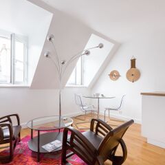 Отель onefinestay - Louvre Opera private homes Апартаменты с 2 отдельными кроватями
