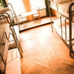 Sunflower Hostel Berlin Кровать в общем номере с двухъярусной кроватью фото 2