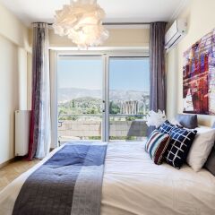 Отель Acropolis Luxury Suite Улучшенные апартаменты с различными типами кроватей