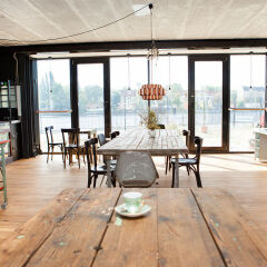 Отель Industrial House On The Riverside питание