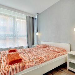 Апартаменты Apartinfo Aura Apartments Улучшенные апартаменты с двуспальной кроватью фото 2