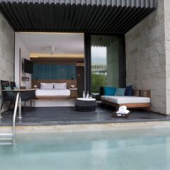 Отель Grand Hyatt Playa Del Carmen Resort Package 5* Номер Swim-up с различными типами кроватей