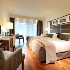 Отель Eurostars Berlin 5* Стандартный номер с двуспальной кроватью