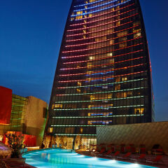 Отель Fairmont Baku at the Flame Towers вид на фасад фото 2