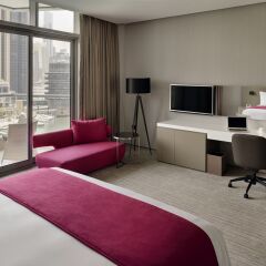Отель Intercontinental Dubai Marina Номер категории Премиум с различными типами кроватей