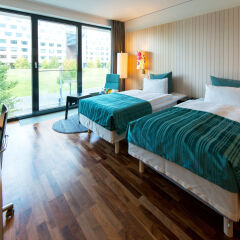 Отель Scandic Berlin Potsdamer Platz 4* Улучшенный номер с разными типами кроватей фото 4