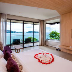 Отель Kalima Resort & Spa, Phuket 5* Семейный номер с видом на море разные типы кроватей фото 3