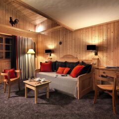 Отель M de Megève 5* Люкс с различными типами кроватей